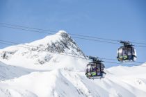 Die Gondeln des Gletscherbus 3 im Zillertal. • © Archiv Tourismusverband Tux-Finkenberg, Johannes Sautner, shootandstyle.com