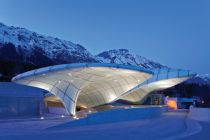 Die Nordkettenbahn im Winter. Station Hungerburg. • © Innsbruck Tourismus