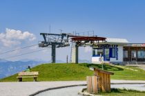 Die Bergstation des Kaiserexpress liegt direkt an der Hartkaiserbahn. • © skiwelt.de / christian schön