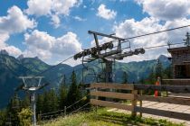 Die Bergstation der Sesselbahn Krinnenalpe. • © skiwelt.de - Christian Schön