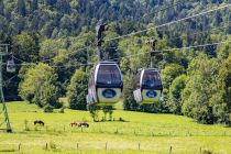 Die Brauneck-Kabinenbahn in Lenggries. • © skiwelt.de - Silke Schön