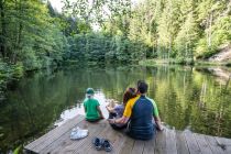 Der Zwergsee liegt am Slowtrail in Millstatt.  • © Archiv Millstätter See Tourismus GmbH, Fotograf: Gert Perauer