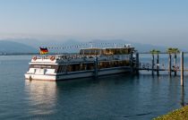 MS Bayern von den Schiffsbetrieben Wiehrer am Anleger in Lindau. • © skiwelt.de / christian schön