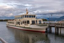 Die MS Irmingard der Chiemsee-Schifffahrt im Hafen in Prien • © skiwelt.de / christian schön