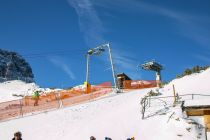 Osterfelderlift in Garmisch - Bergstation direkt an der Alpspitzbahn. • © alpintreff.de / christian schön