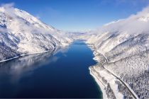 Der Achensee im Winter. • © Achensee Tourismus
