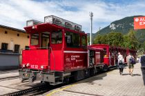 Aktuelle Lok der Schafbergbahn in St. Wolfgang. Die Aufnahme entstand 2019 noch an der alten Talstation. • © skiwelt.de / christian schön