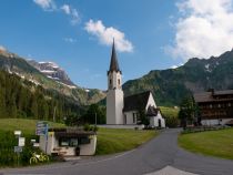 Zentrum von Schröcken am Arlberg • © skiwelt.de / christian schön