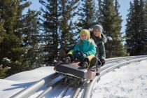 Den Alpine Coaster Schneisenfeger kannst Du auch im Winter nutzen. • © Seilbahn Komperdell GmbH, Andreas Kirschner