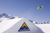 Hoch hinaus im Snowpark Fiss. • © Fisser Bergbahnen GmbH
