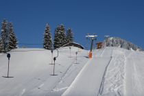 Der Mooslift im Skigebiet Berwang-Bichlbach. • © Bergbahnen Berwang
