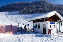 Der Rinnerlift im Skigebiet Berwang-Bichlbach. • © Bergbahnen Berwang