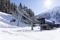 Die Thanellerbahn im Skigebiet Berwang-Bichlbach. • © Bergbahnen Berwang