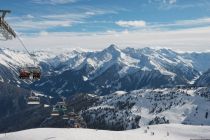 Die Sesselbahn Gerent im Skigebiet Penken. • © Mayrhofner Bergbahnen