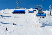 Die Rudnigsattelbahn im Skigebiet Sonnenalpe-Nassfeld. • © Region Nassfeld-Pressegger See, Daniel Zupanc