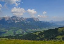 Blick vom Brandstadl (Scheffau) auf den Wilden Kaiser • © skiwelt.de / christian schön