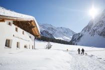 Die Gleirschalm im Winter. • © Innsbruck Tourismus / Christian Vorhofer