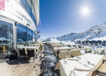 Das Gourmet-Restaurant Schaufelspitz am Stubaier Gletscher. • © TVB Stubai, André Schönherr