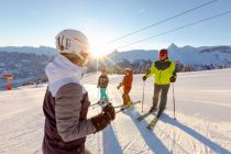 Skifahren mit der ganzen Familie am Erlebnisberg Golm im Montafon. • © Golm Silvretta Lünersee Tourismus, Stefan Kothner