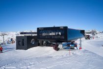 Die Bergstation der neuen 6er Sesselbahn Velilleckbahn F1 im Skigebiet Silvretta-Arena in Ischgl • © TVB Paznaun - Ischgl