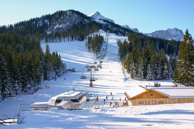 Skigebiet Garmisch Classic Hausberg Kreuzeck Osterfelder Kopf Skigebiet