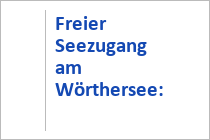 Freier Seezugang am Wörthersee: Kraftwerk