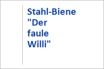 Der Zugang zum Bilderrahmen. Links steht er dann.  • © skiwelt.de - Christian Schön