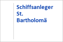 Schiffsanleger St. Bartholomä