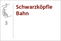 Talstation der Doppelsesselbahn Garfreschabahn I • © skiwelt.de / christian schön