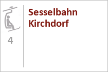 Hoch geht es mit der Sesselbahn Zahmer Kaiser. • © Zahmer Kaiser / Karin Lutz