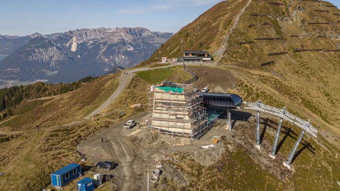 Die Bergstation der neuen Hornbahn 2000 liegt auf einer Seehöhe von 2.030 Metern. // Foto: Ski Juwel Alpbachtal Wildschönau