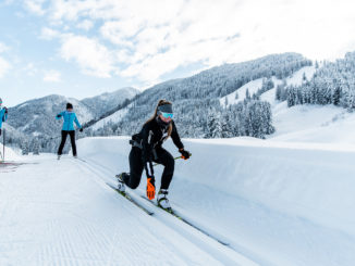 Techniktraining: Beim Biathlon-Camp stehen Übungen im klassischen Stil und Skaten auf dem Programm. // Foto: Sportalpen