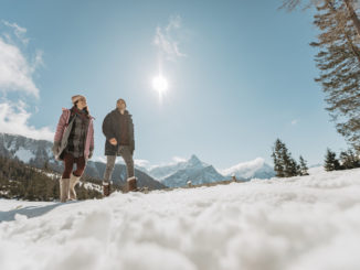 Den Winter in der Tiroler Zugspitz Arena genießen. // Foto: Tiroler Zugspitz Arena, C. Jorad